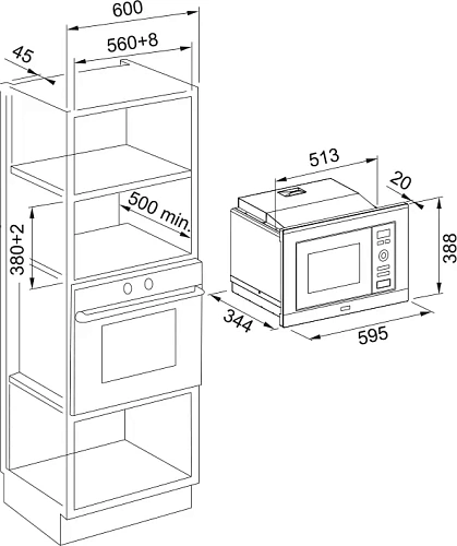 Микроволновая печь Franke FMW 20 SMP G XS